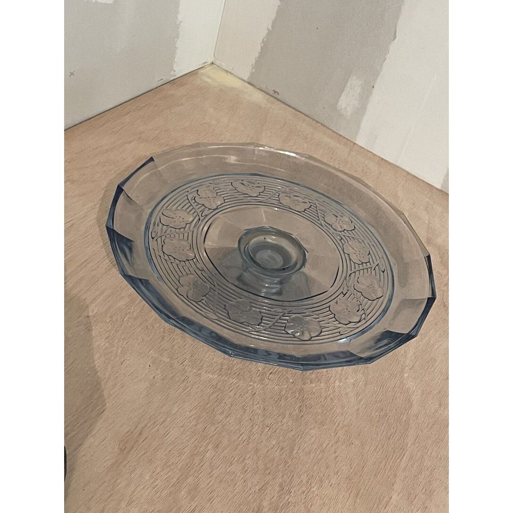 Vintage Georgetowne 12” Footed Cake Plate Essentials Toscany Collection Made USA